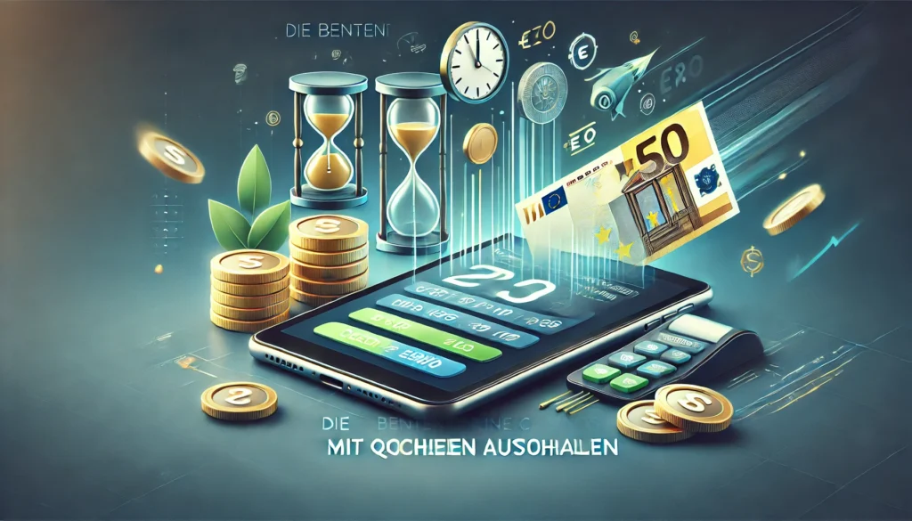 DALLE 20250327 131008 A clean trustworthy and attractive 169 banner image for a blog post titled Die besten Online Casinos mit schnellen Auszahlungen The best online SlotsTV